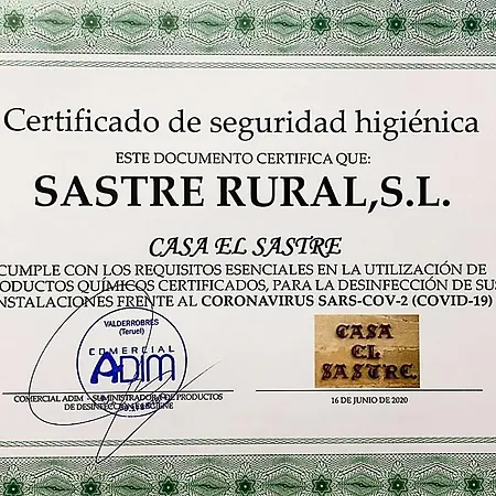 Casa El Sastre I Apartman
